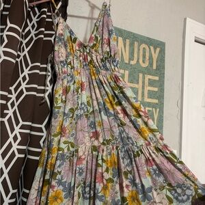 Angie Pastel Floral Maxi Dress